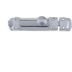 Architectural Surface Bolt - 100mm - Satin Chrome - tradefit - 1