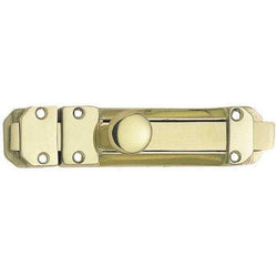 Architectural Surface Bolt - 205mm - Polished Brass - tradefit