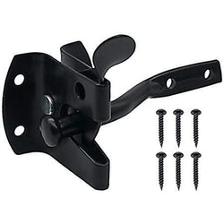Auto Gate Latch Garden Gate Medium Duty - 50mm 2" - Black - tradefit