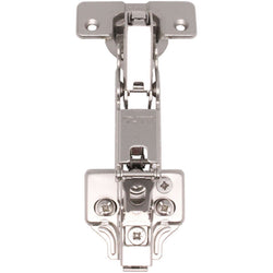 35mm Clip On Sprung Soft Close Kitchen Cabinet Hinge - INSET 165 Deg c/w Euro Screw on Plate - tradefit