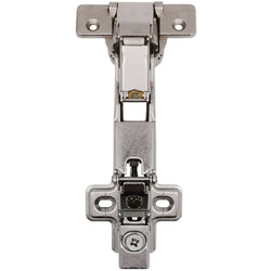 35mm Clip On Sprung Soft Close Kitchen Cabinet Hinge - FULL OVERLAY 165 Deg c/w Screw on Plate - tradefit