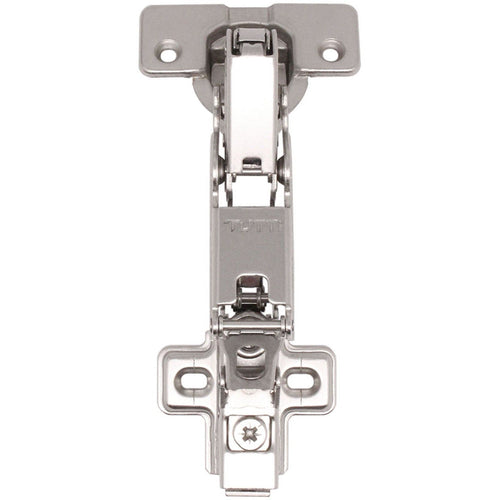 35mm Clip On Sprung Soft Close Kitchen Cabinet Hinge - INSET 165 Deg c/w Screw on Plate - tradefit