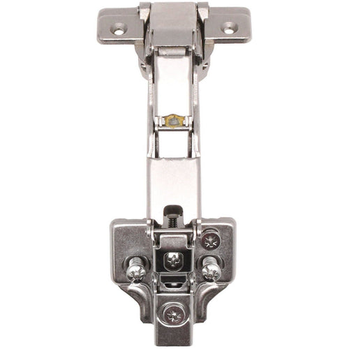 35mm Clip On Sprung Soft Close Kitchen Cabinet Hinge - FULL OVERLAY 165 Deg c/w Euro Screw on Plate - tradefit