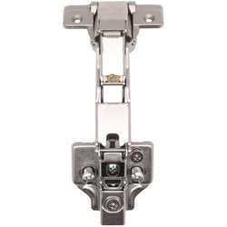 35mm Clip On Sprung Soft Close Kitchen Cabinet Hinge - FULL OVERLAY 165 Deg c/w Euro Screw on Plate - tradefit