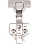 35mm Clip On Sprung Soft Close Kitchen Cabinet Hinge - FULL OVERLAY 110 Deg c/w Euro Screw on Plate - tradefit - 1