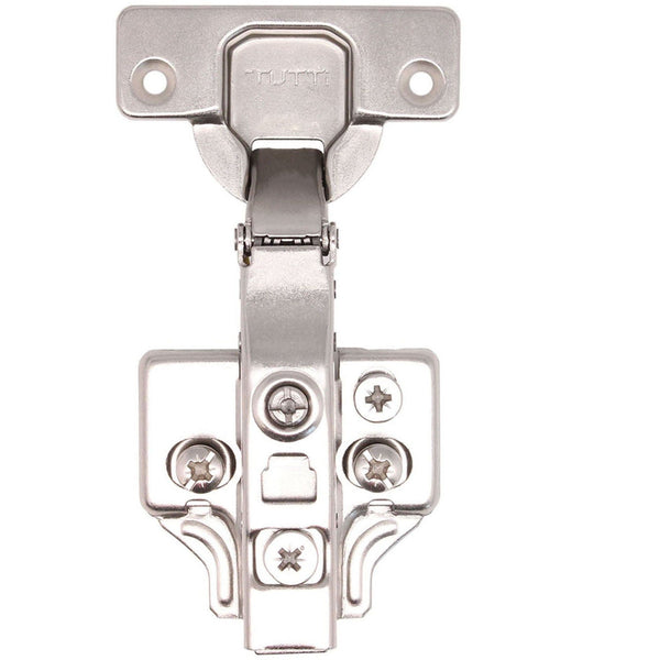 35mm Clip On Sprung Soft Close Kitchen Cabinet Hinge - FULL OVERLAY 110 Deg c/w Euro Screw on Plate - tradefit - Featured Image