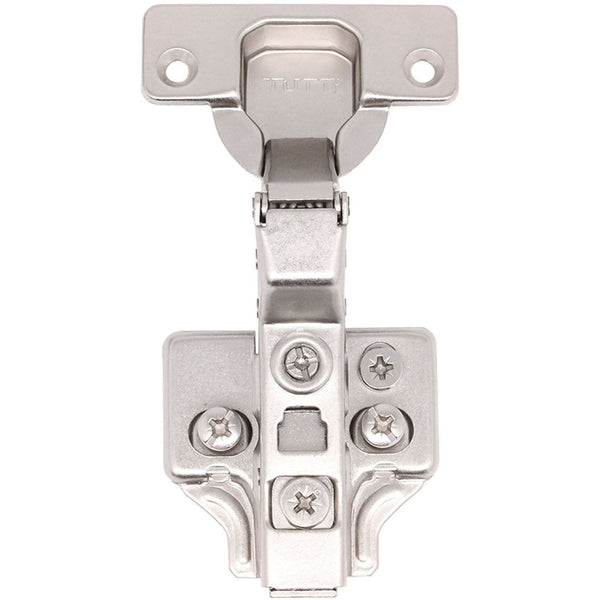 35mm Clip On Sprung Soft Close Kitchen Cabinet Hinge - INSET 110 Deg c/w Euro Screw on Plate - tradefit - Featured Image