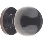 Centre Door Knob Ball Bolt Fixed Door Pull - 55mm - Black Nickel - tradefit - 1