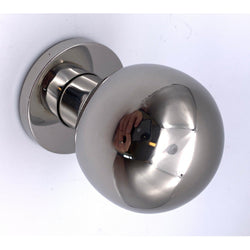 Centre Door Knob Ball Bolt Fixed Door Pull - 55mm - Polished Stainless Steel - tradefit