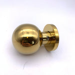 Centre Door Knob Ball Bolt Fixed Door Pull - 55mm - PVD Brass - tradefit - 2
