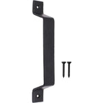 Barn Door Pull Handle Black Iron - Gate Shed and Garage - 250mm - tradefit - 1