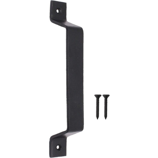 Barn Door Pull Handle Black Iron - Gate Shed and Garage - 250mm - tradefit - Featured Image