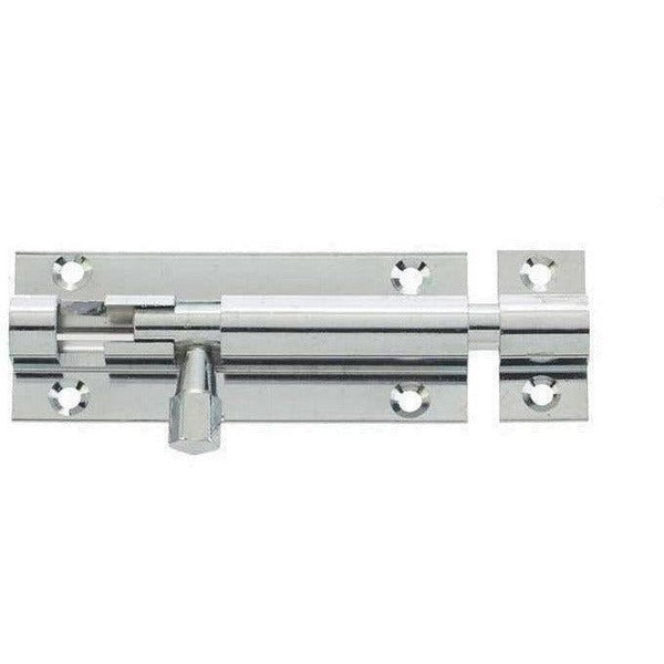 Barrel Bolt Straight - 100x25mm - Polished Chrome - tradefit - Featured Image