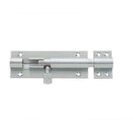 Barrel Bolt Straight - 100x25mm - Satin Chrome - tradefit - 1