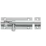 Barrel Bolt Straight - 100x38mm - Polished Chrome - tradefit - 1