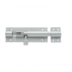 Barrel Bolt Straight - 100x38mm - Satin Chrome - tradefit