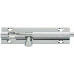 Barrel Bolt Straight - 150x38mm - Polished Chrome - tradefit
