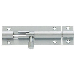 Barrel Bolt Straight - 50x25mm - Satin Chrome - tradefit