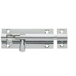Barrel Bolt Straight - 75x25mm - Polished Chrome - tradefit - 1