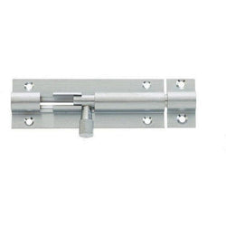 Barrel Bolt Straight - 75x25mm - Satin Chrome - tradefit