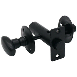Bathroom - Rack Bolt - 61mm - Oval Thumb Turn - Matt Black - tradefit