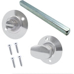 Bathroom Turn & Release - 5mm Spindle - Polished Chrome - tradefit - 1