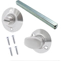 Bathroom Turn & Release - 5mm Spindle - Satin Chrome