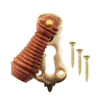 Beehive Wooden Keyhole Reeded Cover Escutcheon Rosewood Each - tradefit - 1