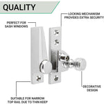 Beehive Lockable Sash Window Fastener - Polished Chrome - tradefit - 4