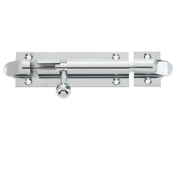 Bell Pattern Barrel Bolt Straight - 102x32mm - Polished Chrome - tradefit - Featured Image