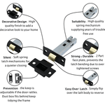 Black Antique Iron Door Handles Lever Latch Pack Kit - 170x50mm - tradefit - 5