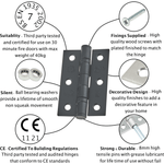 Black Antique Iron Door Handles Lever Latch Pack Kit - 170x50mm - tradefit - 9