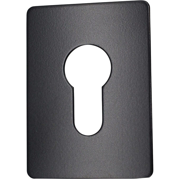 Repair Escutcheon Large Self Adhesive - SUS304 - Euro - 65x47x1.2mm - Black - tradefit - Featured Image