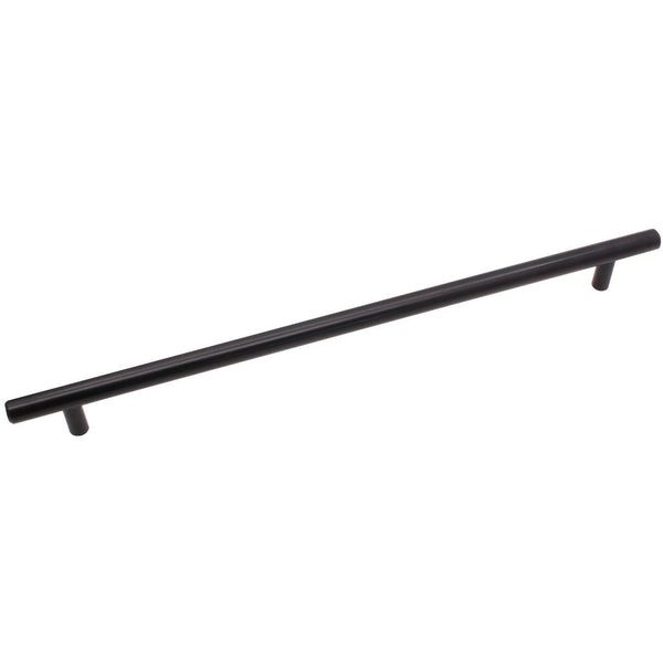 T - Bar Cupboard Dee Handle 348x12mm 288mm Centres Matt Black - tradefit - Featured Image
