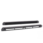 Trickle Window Slot Vent Set Inside & Out - 300mm - 2328mm²EA - Black - Pack of 50 - tradefit - 2