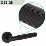 Knurled Lever on Rose Handles - 150mm - Matt Black - tradefit - 6