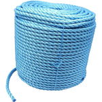Blue Rope Poly Polypropylene Builder Rope - 12mm x 220m - Plumber Electrician Draw Rope - tradefit - 1
