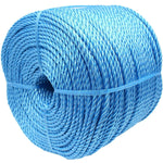 Blue Rope Poly Polypropylene Builder Rope - 6mm x 220m - Plumber Electrician Draw Rope - tradefit - 1