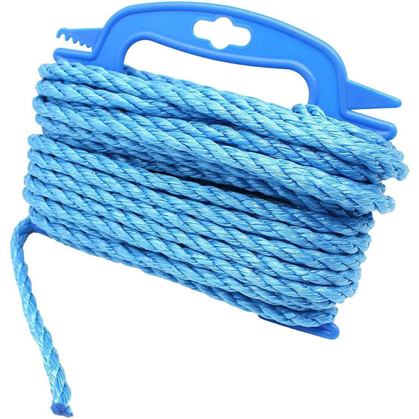 Blue Rope Poly Polypropylene Builder Rope - 8mm x 15m - Plumber Electrician Draw Rope - tradefit - Featured Image
