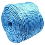 Blue Rope Poly Polypropylene Builder Rope - 8mm x 220m - Plumber Electrician Draw Rope - tradefit - 1