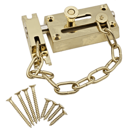 Brass Door Chain Bolt - tradefit