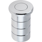 Brass Dust Socket for Flush Bolts - 20 x 25mm - Polished Chrome - tradefit - 1