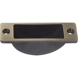 Brass Easy - Clean Dust Socket for Flush Bolt - 62 x 19mm - Florentine Bronze - tradefit