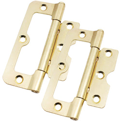 Loose Pin Hurlinge Cabinet Hinge - 102mm - Brass Plated - Pair - EXCLUDING Screws - tradefit