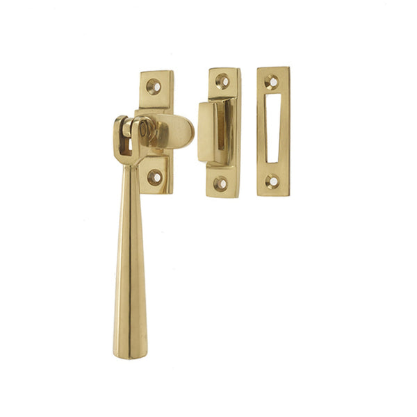 Contemporary Casement Fastener - 115mm - Polished Brass - tradefit - Featured Image