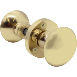 Victorian Polished Brass Rim Door Knob - tradefit