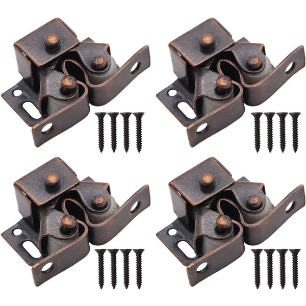 Twin Roller Catch - 32 x 14.5mm - Bronze - Pack of 4 - tradefit - Featured Image