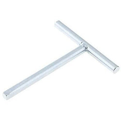 Budget Lock Taper Key T Tee Loft Access Panel Horse Box Key - Zinc Plated - tradefit