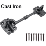 Cabin Hook Cast Iron Olde Worlde Style 100mm Black - tradefit - 1