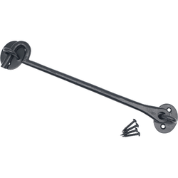 QUALITY Cast Iron Cabin Hook - 10 inch - Black - tradefit